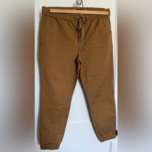 Men's Tan Jogger Pants